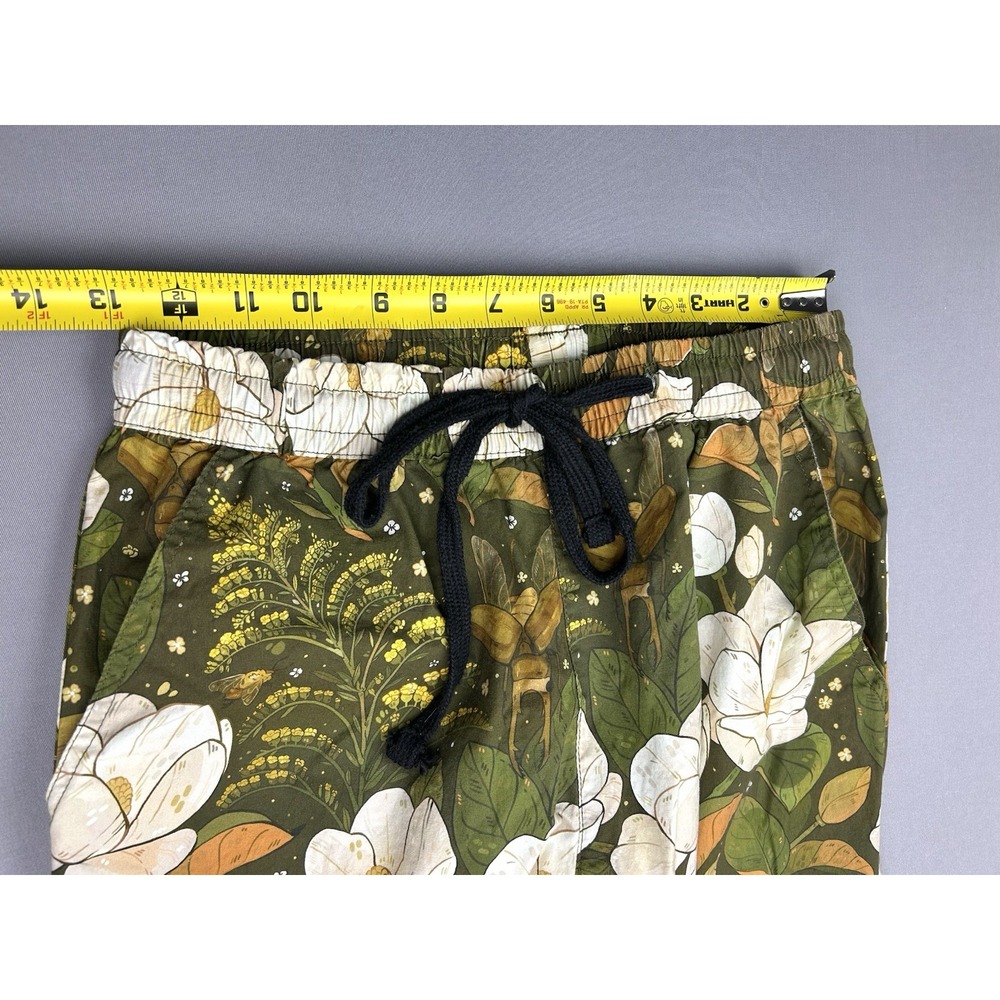 Morning Witch Women's S Magnolia Goldenrod Trousers Floral Whimsygoth Pants - Picture 4 of 10